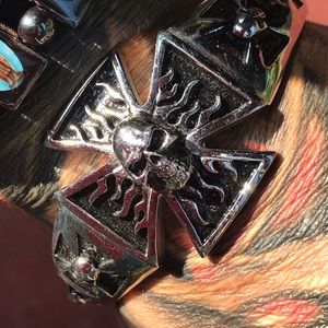 Skull Bracelet•Heavy Metals• Goth